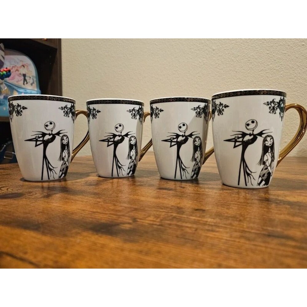Nightmare Before Christmas Coffee Mug Set Of 4